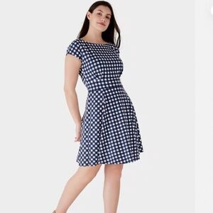 kate spade Gingham Ponte Fiorella Dress Size S NWOT